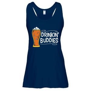 Drinkin Buddies Beer Funny Drinking St Patricks Day Ladies Essential Flowy Tank