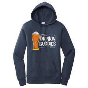 Drinkin Buddies Beer Funny Drinking St Patricks Day Women's Pullover Hoodie