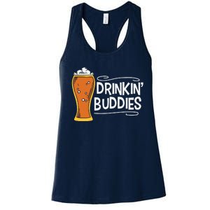 Drinkin Buddies Beer Funny Drinking St Patricks Day Women's Racerback Tank