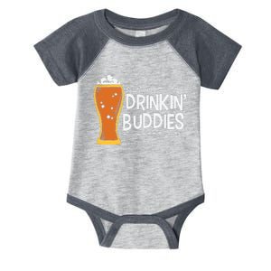 Drinkin Buddies Beer Funny Drinking St Patricks Day Infant Baby Jersey Bodysuit