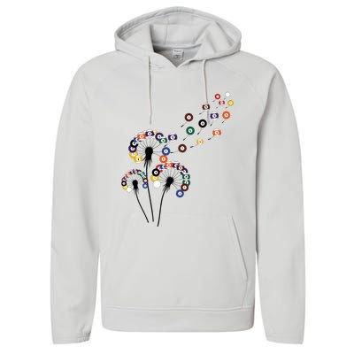 Dandelion Billiard Billiard Player Performance Fleece Hoodie