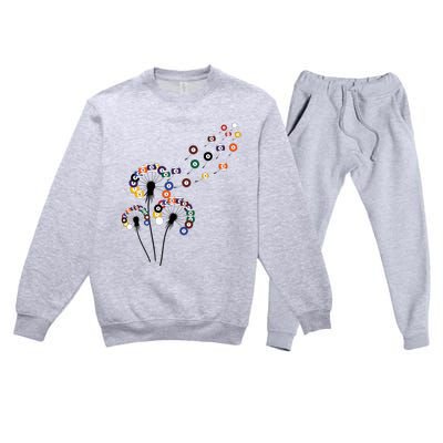 Dandelion Billiard Billiard Player Premium Crewneck Sweatsuit Set