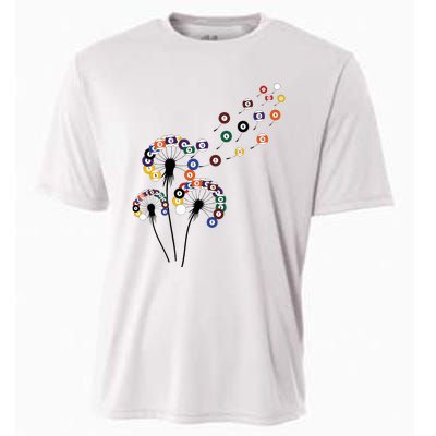 Dandelion Billiard Billiard Player Cooling Performance Crew T-Shirt