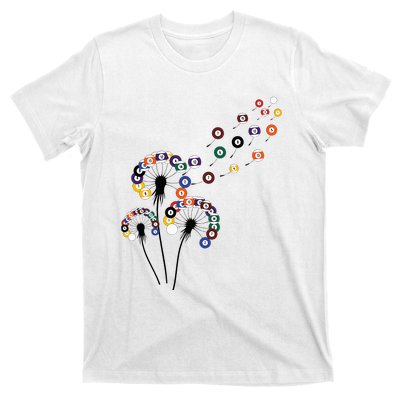 Dandelion Billiard Billiard Player T-Shirt