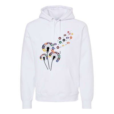 Dandelion Billiard Billiard Player Premium Hoodie