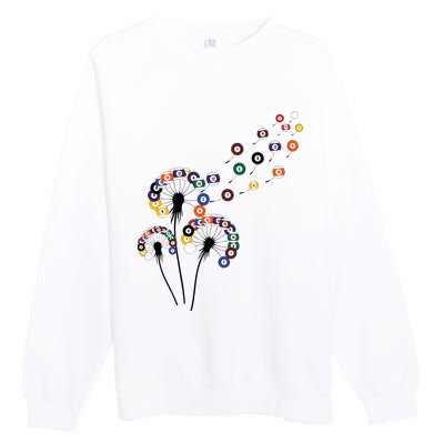 Dandelion Billiard Billiard Player Premium Crewneck Sweatshirt