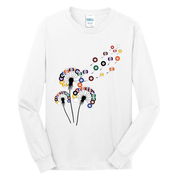 Dandelion Billiard Billiard Player Tall Long Sleeve T-Shirt