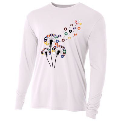 Dandelion Billiard Billiard Player Cooling Performance Long Sleeve Crew