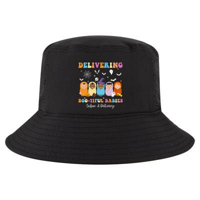 Delivering Bootiful Babies Halloween Labor & Delivery Nurse Cool Comfort Performance Bucket Hat