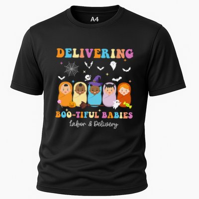 Delivering Bootiful Babies Halloween Labor & Delivery Nurse Performance Shirt