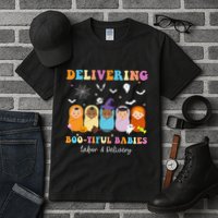 Delivering Bootiful Babies Halloween Labor & Delivery Nurse Tall T-Shirt