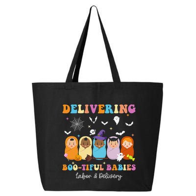 Delivering Bootiful Babies Halloween Labor & Delivery Nurse 25L Jumbo Tote