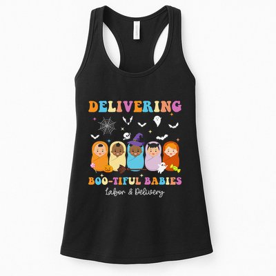 Delivering Bootiful Babies Halloween Labor & Delivery Nurse Womens Tank Top