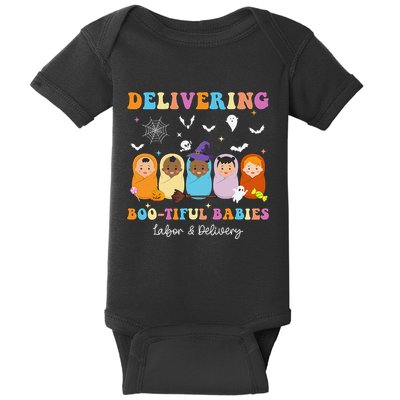 Delivering Bootiful Babies Halloween Labor & Delivery Nurse Baby Bodysuit