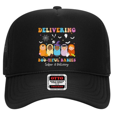 Delivering Bootiful Babies Halloween Labor & Delivery Nurse Trucker Hat