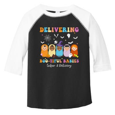 Delivering Bootiful Babies Halloween Labor & Delivery Nurse Toddler Fine Jersey T-Shirt