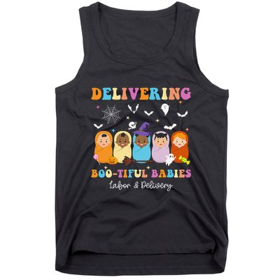 Delivering Bootiful Babies Halloween Labor & Delivery Nurse Tank Top