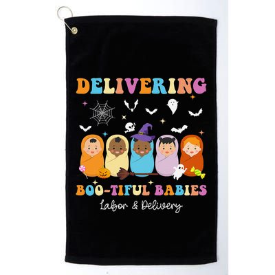 Delivering Bootiful Babies Halloween Labor & Delivery Nurse Golf Towel