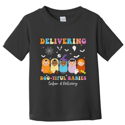Delivering Bootiful Babies Halloween Labor & Delivery Nurse Toddler T-Shirt