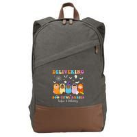 Delivering Bootiful Babies Halloween Labor & Delivery Nurse Cotton Canvas Backpack