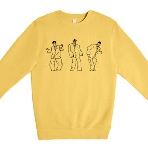 David ByrneS Big Suit Premium Crewneck Sweatshirt