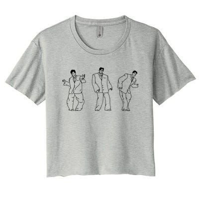 David ByrneS Big Suit Women's Crop Top Tee