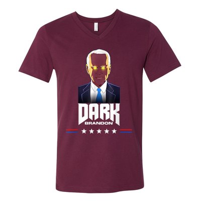 Dark Brandon Biden Design V-Neck T-Shirt