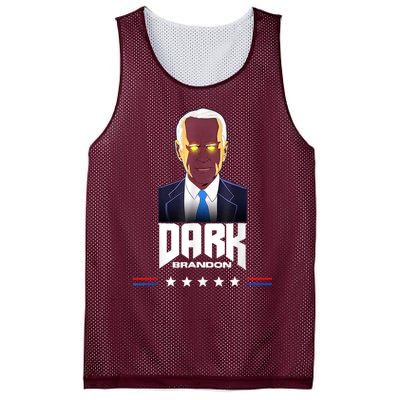 Dark Brandon Biden Design Mesh Reversible Basketball Jersey Tank