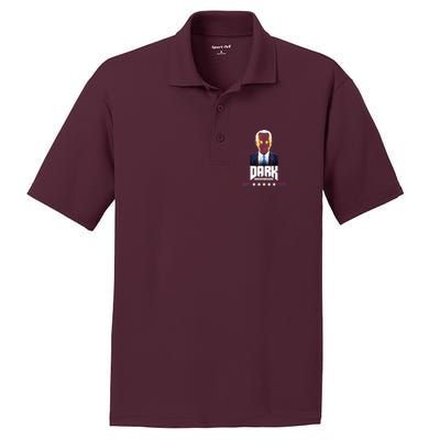 Dark Brandon Biden Design PosiCharge RacerMesh Polo