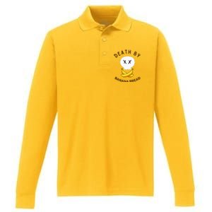 Death By Banana Bread Performance Long Sleeve Polo