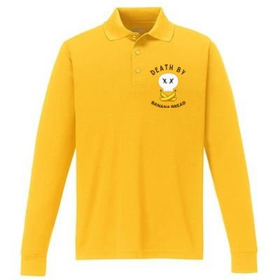 Death By Banana Bread Performance Long Sleeve Polo