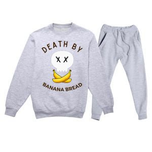 Death By Banana Bread Premium Crewneck Sweatsuit Set