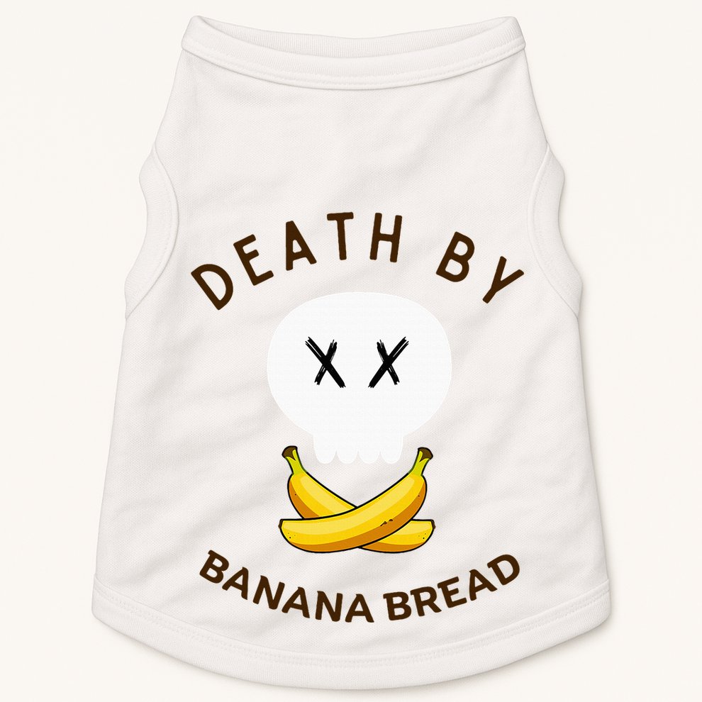 Death By Banana Bread Doggie Tank