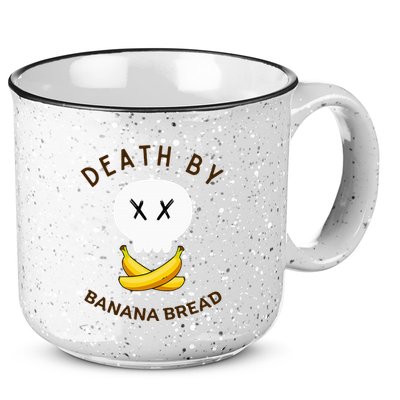 Death By Banana Bread 15oz Campfire Ceramic Mug