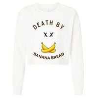 Death By Banana Bread Cropped Pullover Crew