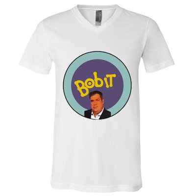 Dj Bean Bob Stauffer Bob It V-Neck T-Shirt