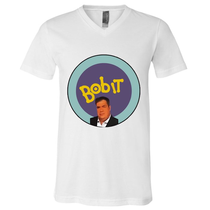 Dj Bean Bob Stauffer Bob It V-Neck T-Shirt