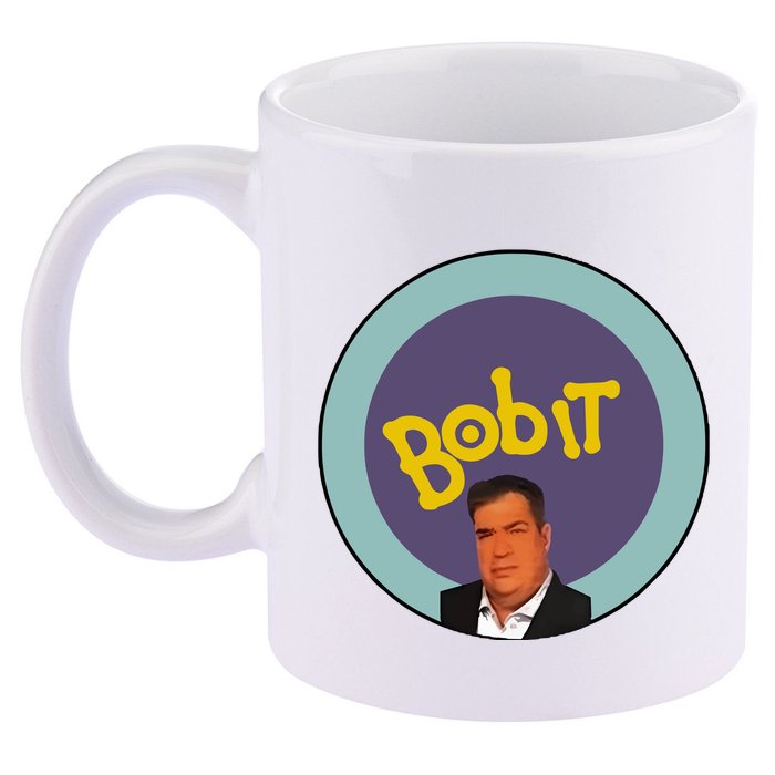 Dj Bean Bob Stauffer Bob It 11oz C Handle Ceramic Mug