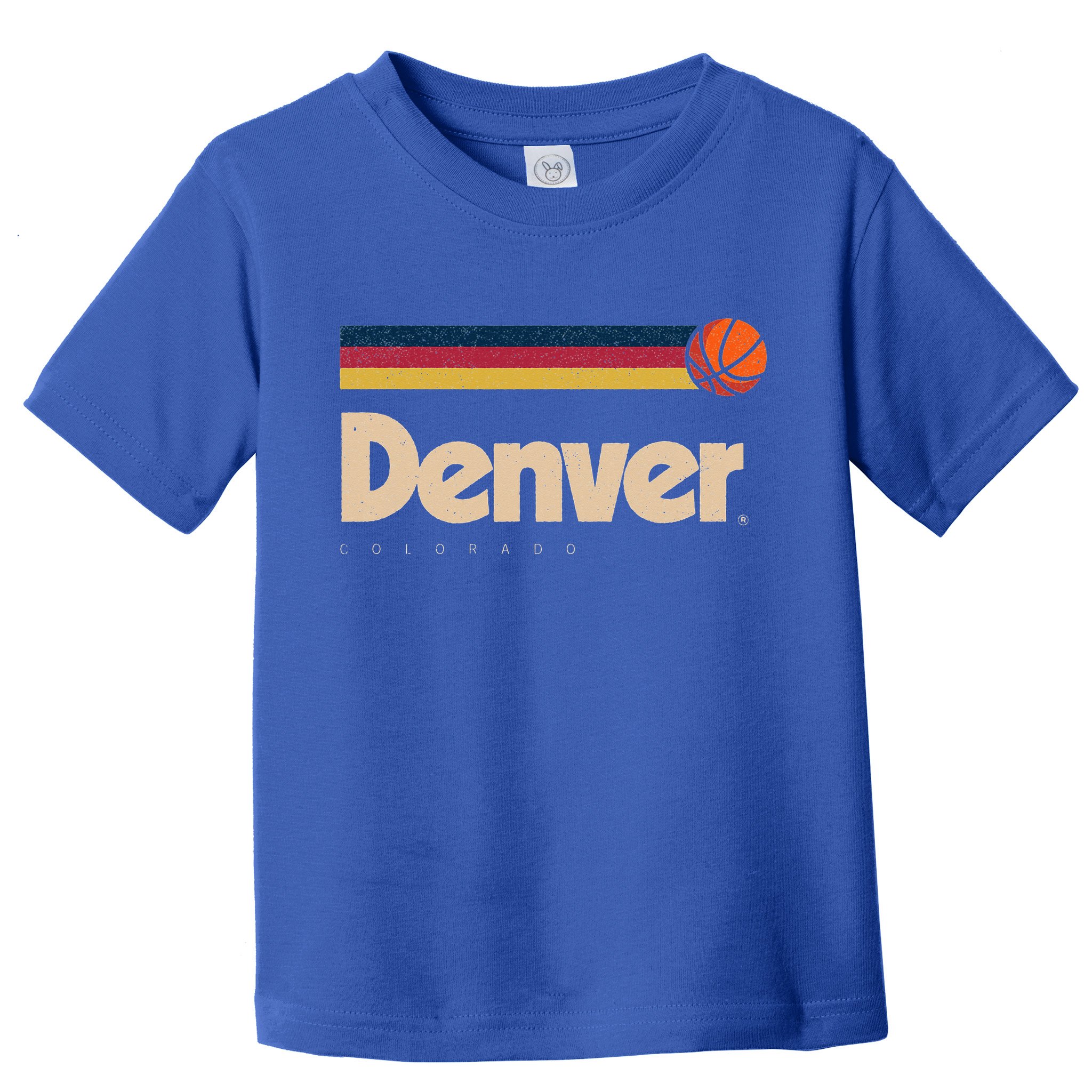 Denver Basketball BBall City Colorado Retro Denver Toddler T-Shirt