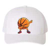 Dabbing Basketball Ball Funny Men Women Sports Player Yupoong Adult 5-Panel Trucker Hat