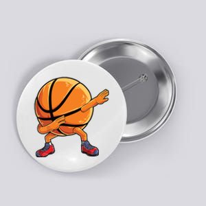 Dabbing Basketball Ball Funny Men Women Sports Player Button