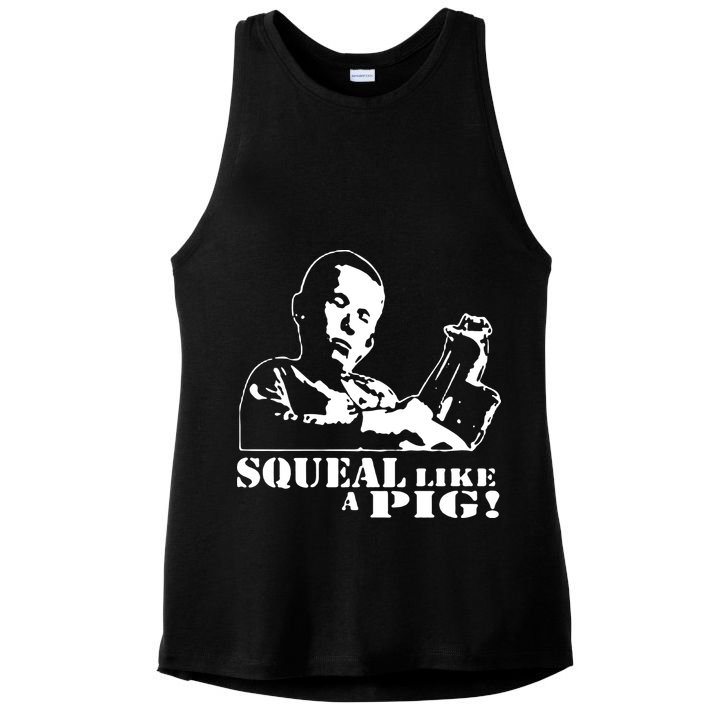 DELIVERANCE BANJO BOY SQUEAL LIKE A PIG Ladies PosiCharge Tri-Blend Wicking Tank