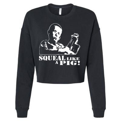 DELIVERANCE BANJO BOY SQUEAL LIKE A PIG Cropped Pullover Crew