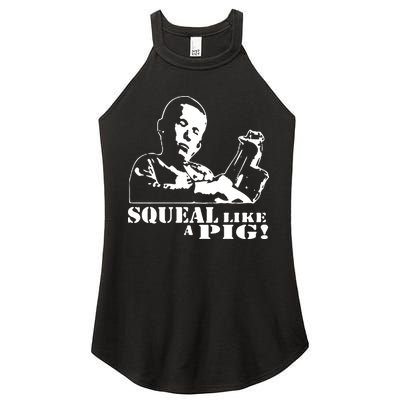 DELIVERANCE BANJO BOY SQUEAL LIKE A PIG Women's Perfect Tri Rocker Tank