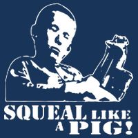 DELIVERANCE BANJO BOY SQUEAL LIKE A PIG Drawstring Bag
