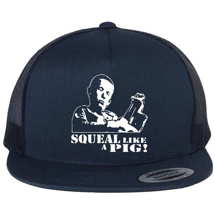 DELIVERANCE BANJO BOY SQUEAL LIKE A PIG Flat Bill Trucker Hat
