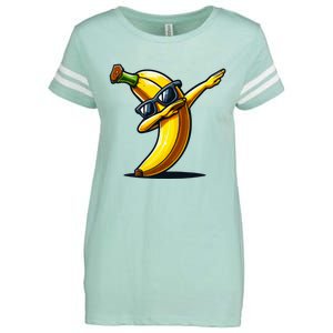 Dabbing Banana Boy Banana Enza Ladies Jersey Football T-Shirt