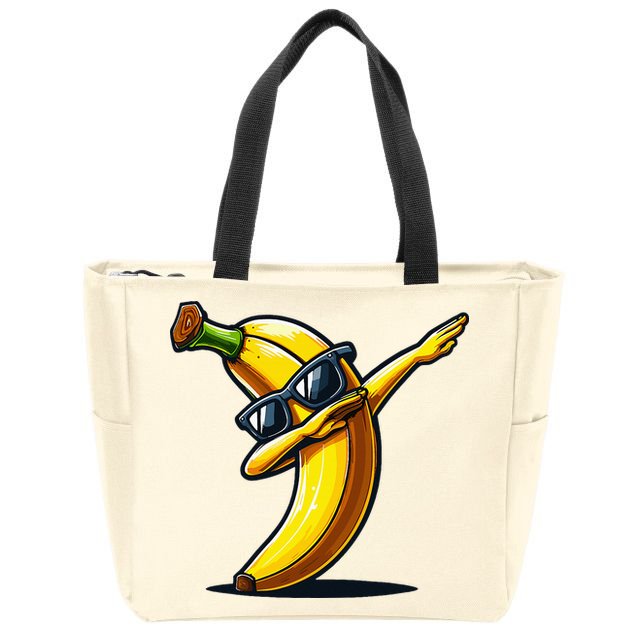 Dabbing Banana Boy Banana Zip Tote Bag