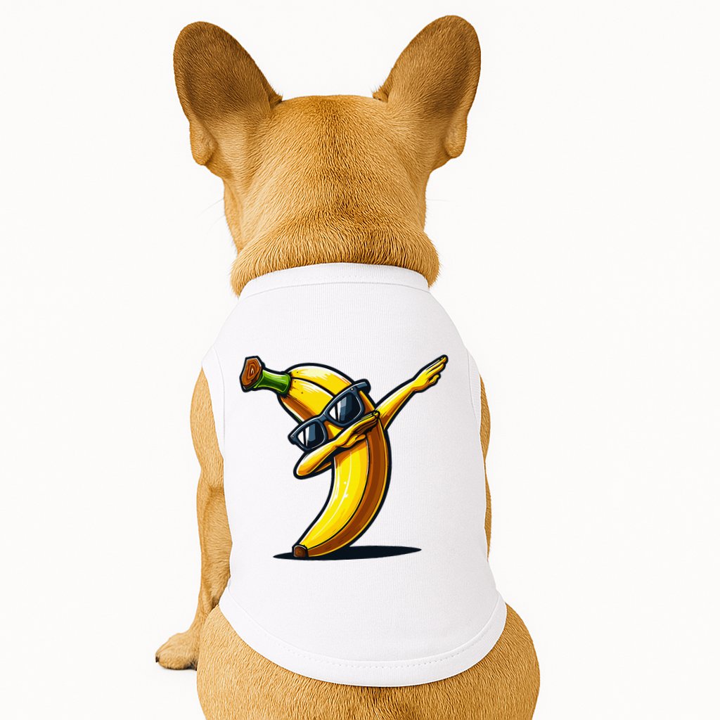 Dabbing Banana Boy Banana Doggie Tank