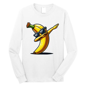 Dabbing Banana Boy Banana Long Sleeve Shirt